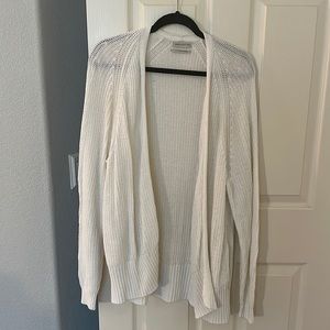 Urban Outfitters white knit cardigan sweater (size small)